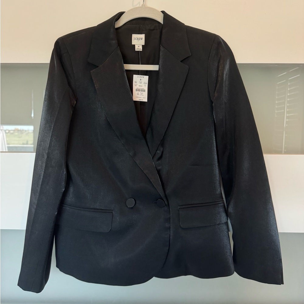 J. Crew Women's Sleek Black Blazer